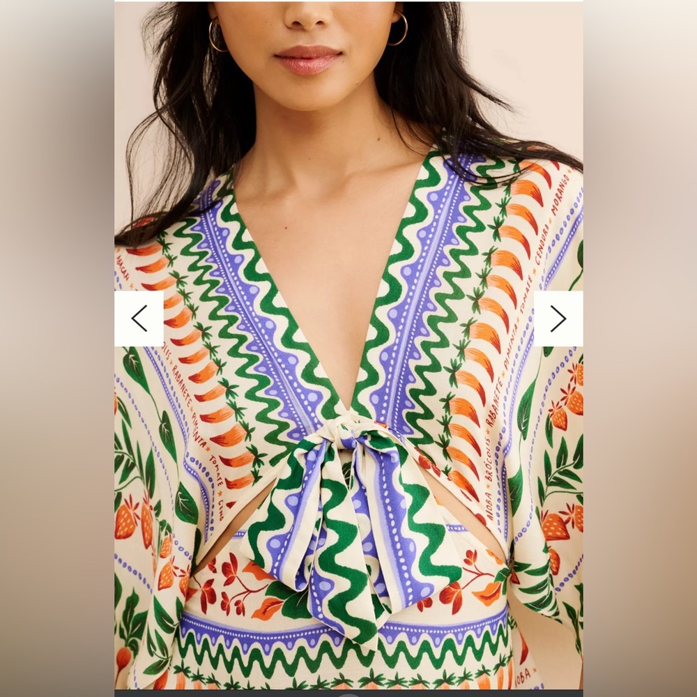 FARM Rio Multicolor Floral Maxi Dress - Picture 4 of 7